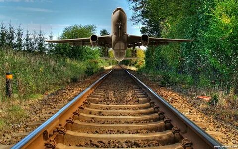 Arrow Plane on Rail Track - Real And Amazing Images
