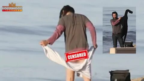Oops! Keanu Reeves Accidentally Exposes His Naked Booty In P