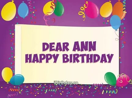 Ann-Balloons-Birthday-Meme - Happy Birthday