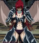 Fairy+Tail+Erza+Armor Erza and armor with black wings - asse