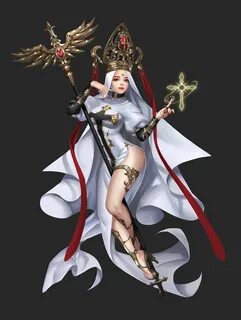 ArtStation - priest, muck muck Fantasy art women, Concept ar