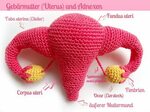 Uterus and ovaries pattern by Lucia Förthmann Crochet patter
