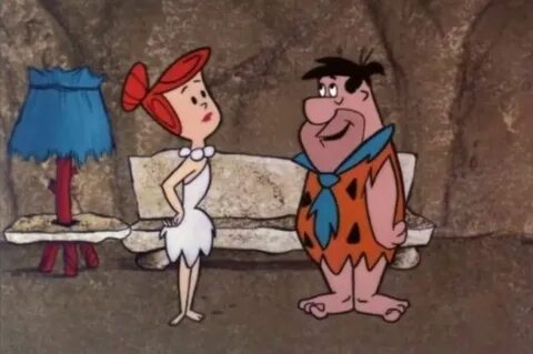 Wilma and Fred Flintstone Flintstones, 60s tv shows, 1960s t