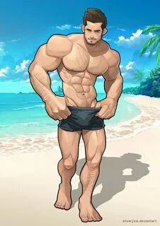 Beach Hunk by Silverjow SUPERVERSITY