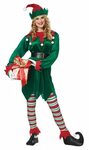 Женский костюм California Costume Christmas Elf Costume, Sma