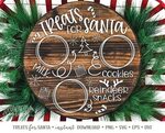 Cookies for Santa Tray SVG Cookies for Santa Plate SVG Dear 