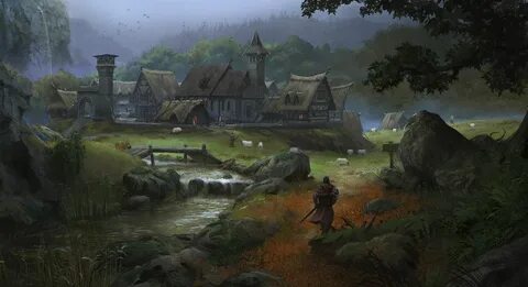 Pin by Iris Marra on 6.1 Environments Fantasy village, Fanta