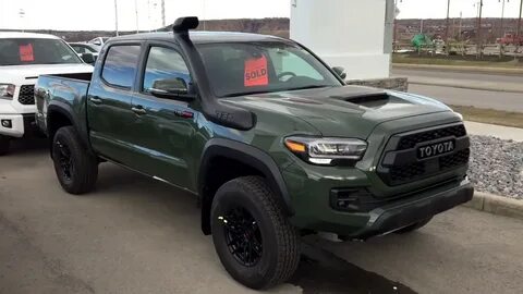 2020 Toyota Tacoma TRD Pro in Army Green - YouTube