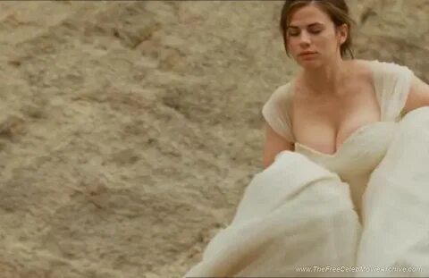 Actress Hayley Atwell paparazzi topless shots and nude movie