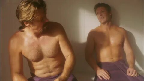ausCAPS: Matt Passmore and Greg Evigan shirtless in The Glad