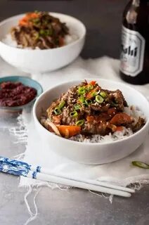 Korean Beef Bowl (Bulgogi - Korean BBQ Beef) Recipe Bulgogi 