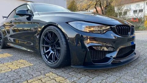 BMW M4 F82 Black Apex SM-10 Wheel Front