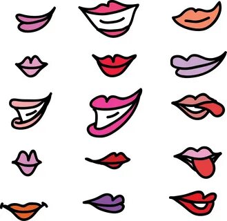 Clipart girl lip, Picture #535658 clipart girl lip