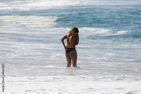 Femme sexy sur plage