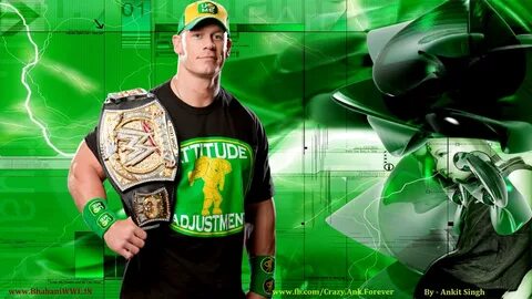 John Cena Never Give Up Wallpaper Green posted by Samantha S