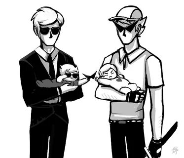 MSPA Booru - alpha dave babies bro carrying dave strider dir