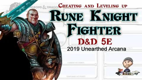 D&D Rune Knight Fighter 5E Character Build - 2019 Unearthed 