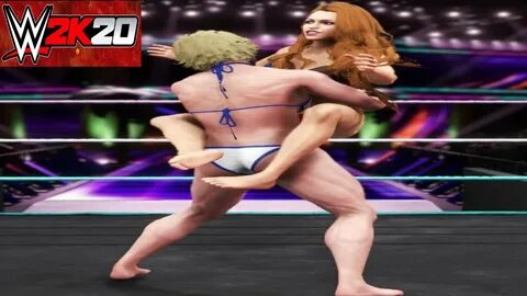 Supergirl v Power Girl! - WWE 2K20 Requested Bearhug Beach P