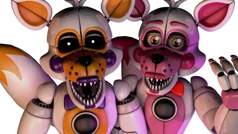 Test Lolbit and Funtime Foxy by GuardianHarkear Funtime foxy