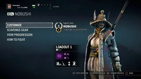 Nobushi Rep 4 Full Character Customization - YouTube