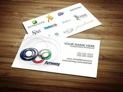 Amway Business Card Design 2 Amway, Amway business, Business