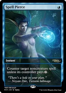 Spell Pierce Magic the gathering cards, Magic the gathering,