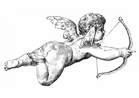 vintage cupid line drawing - Yahoo Image Search Results Line
