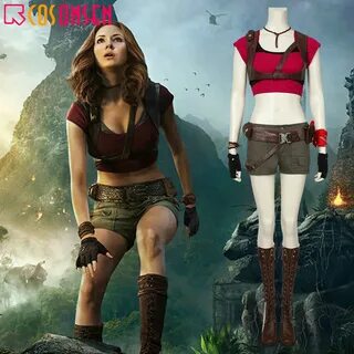 Jumanji Cosplay Costume Welcome to the Jungle Martha Kaply R