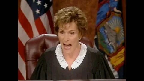 Judge Judy: Exposed and Tingling - YouTube