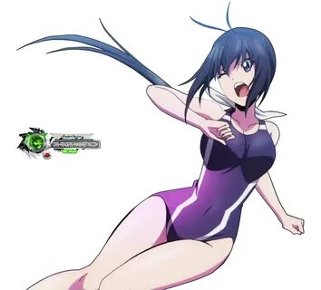 ORS Anime Renders: Keijo!!!:Kaminashi Nozomi Mizugi Bite Attack Render.