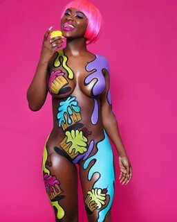 Djarii On Twitter Hello Dis Is My Body Paint Of Alure From -