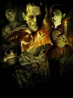 Universal-Horrors by Harnois75 on DeviantArt Classic horror 