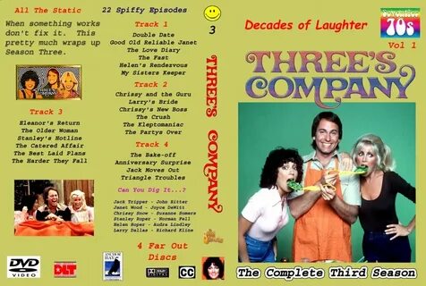 Threes Company Season 3- TV DVD Custom Covers - 4557Threes C