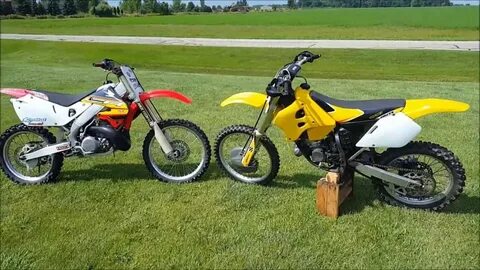 Honda Cr 250 vs Suzuki Rm 125!!! - YouTube