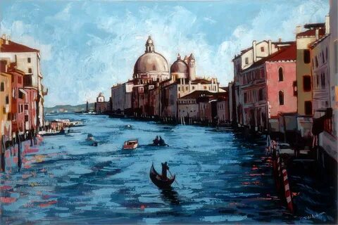 Grand Canal Venice Painting by Vicki Andersen Fine Art Ameri