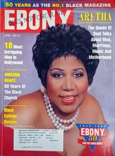 EBONY MAGAZINE APRIL 1995 - ERETHA FRANKLIN COVER