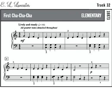 First Cha Cha Cha-Piano Solo by LANCASTER, E J.W. Pepper She