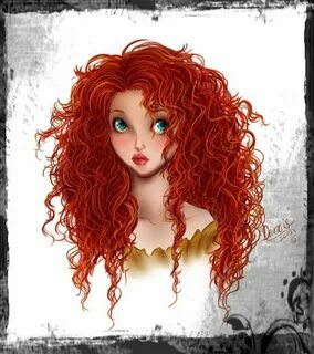 Merida Disney fan art, Disney, Merida