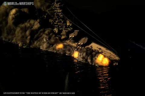 1/700 IJN Battleship Fuso "The Battle of Surigao Strait" - A