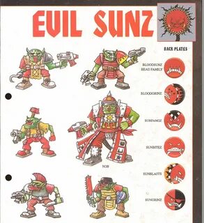 Evil Sunz Warhammer, Orks 40k, Warhammer 40k