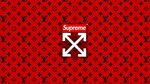 Supreme X LV X OFF WHITE WALLPAPER - Two Type - YouTube