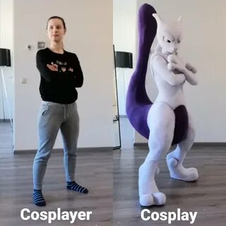 Willow 🔜 SPNORL on Twitter: "Me in/out of Mewtwo! #cosplay #