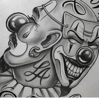 Pin by shuli victor on clowns Chicano drawings, Tattoo desig