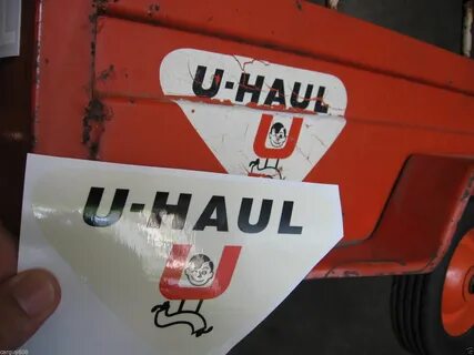 The Best Decals for Vintage U-Haul Pedal Car Trailer 4 decal