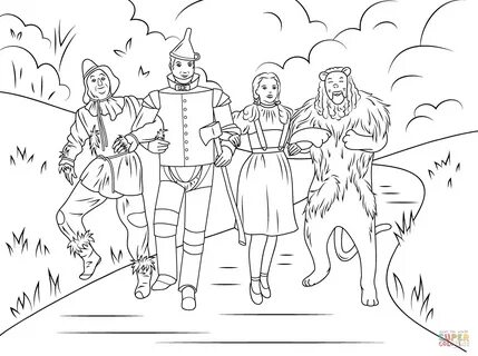 Coloring Pages Of Wizard Of Oz