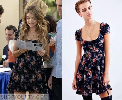 Modern Family: Season 6 Episode 2 Haley's Blue Floral Print 