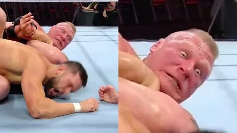 When you stub your toe': WWE’s Brock Lesnar becomes red-face