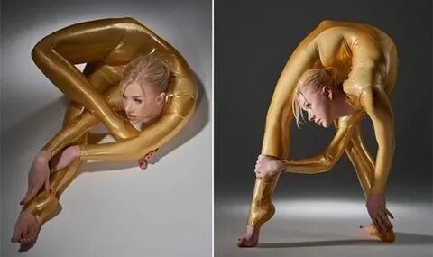 World's bendiest woman warps her body into knots for 2015 ca