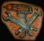 mechanic tattoo idea Mechanic tattoo, Wrench tattoo, Tool ta