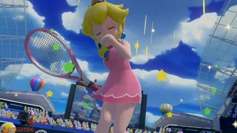 Mario Tennis Ultra Smash Mega Battle Peach vs Rosalina #5 - 